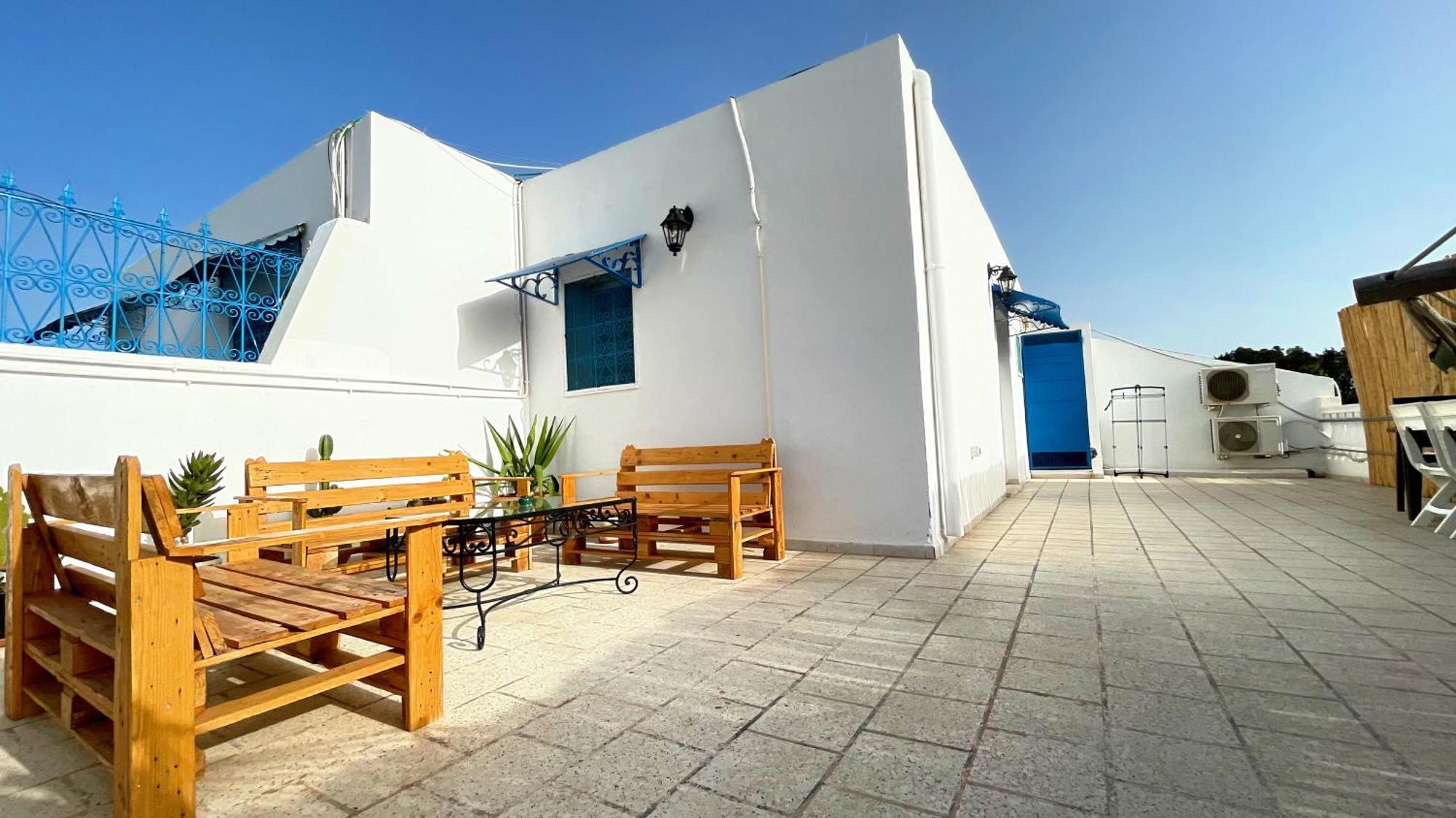 Ferienwohnung Sunset Sidi Bousaid Sidi Bou Ali Exterior foto